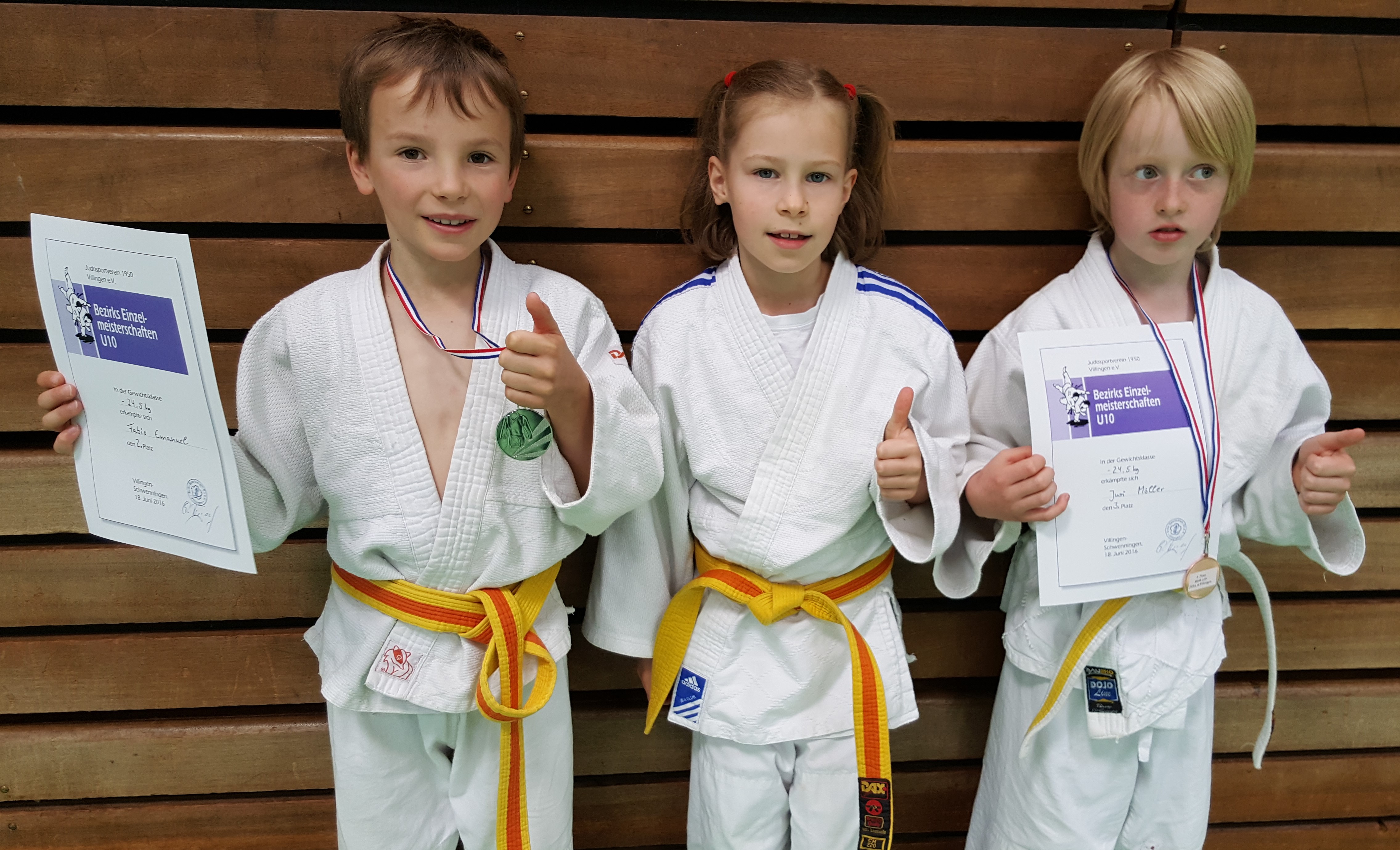 Gold, Silber und Bronze bei den Südbadischen Judo Meisterschaften