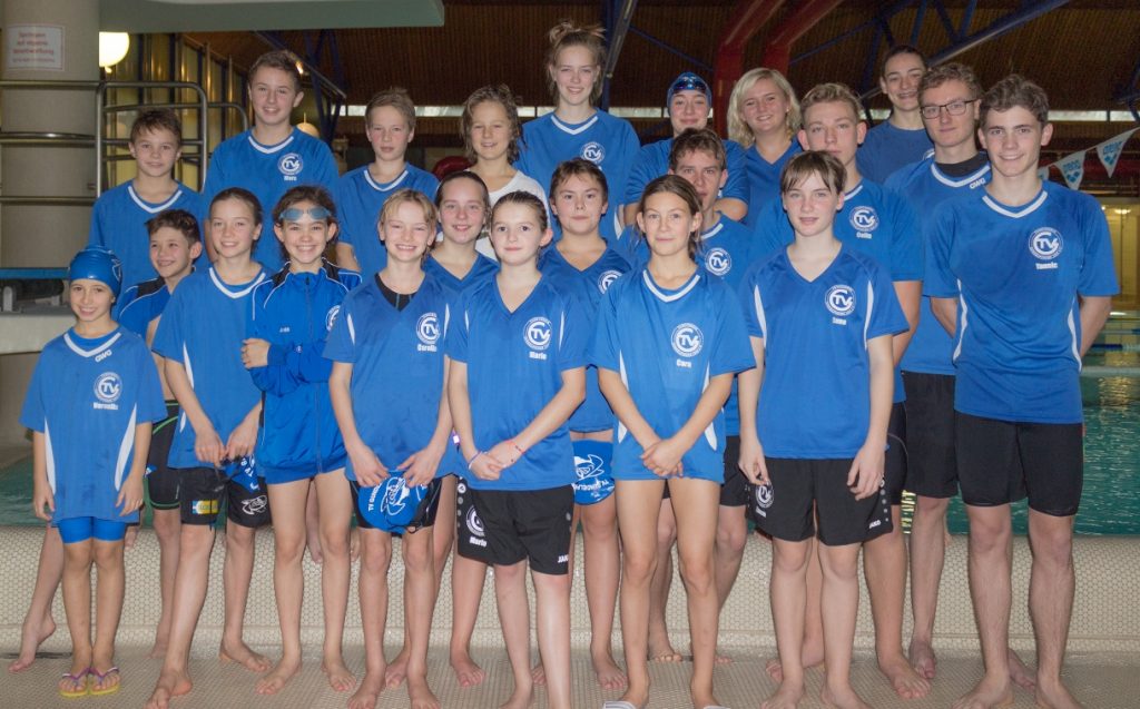 TVG-Wettkampfmannschaft Schwimmen 2016