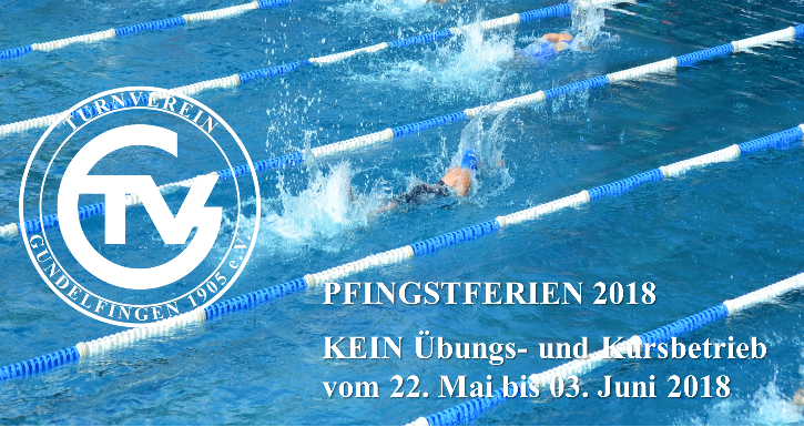 Trainingsunterbrechung in den Pfingstferien