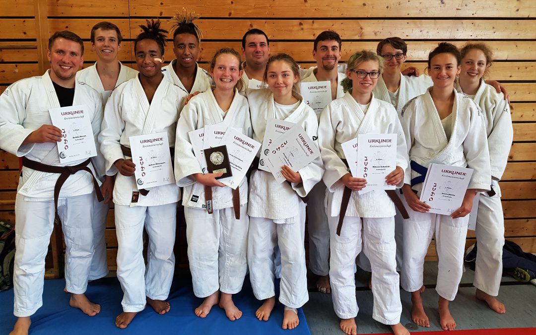 7mal Gold, 3mal Silber und 2mal Bronze für TVG05 Judoka bei den Kreismeisterschaften in Denzlingen