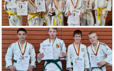Medaillenregen für TVG-Judoka bei den Judo-Kreismeisterschaften der U11 und U15