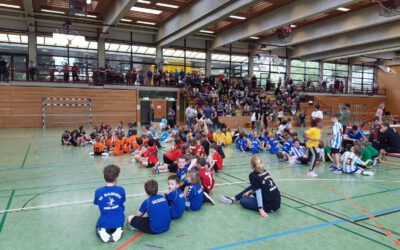 Blau-Weißes Treiben beim 21. Minispielfest