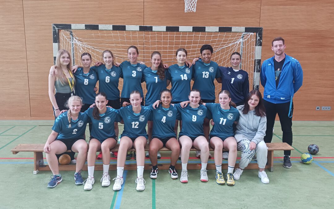 B-Mädchen beginnen TVG-Handballjahr 2024 mit fulminantem Sieg
