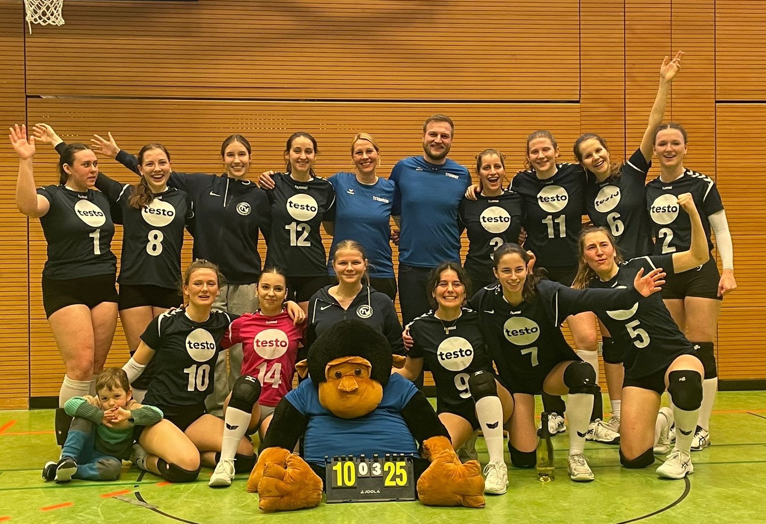Volleyballdamen 2 – steigen in die Bezirksklasse auf