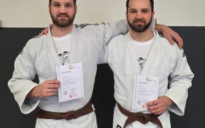 Zwei neue lizenzierte DOSB-Trainer-C für die Judo-Abteilung