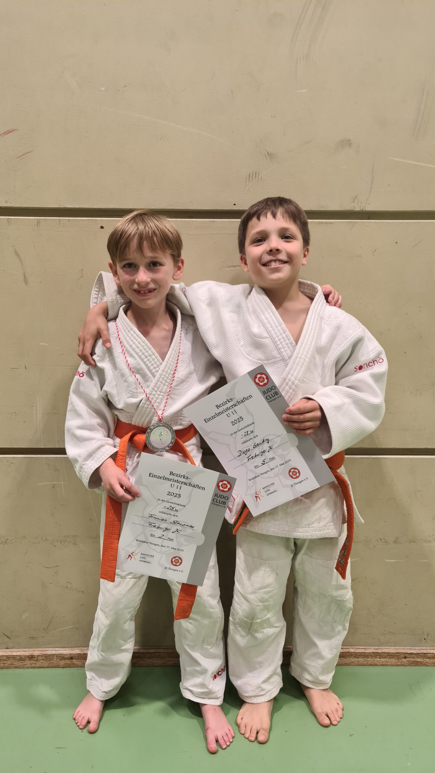 Finn Slocombe holt Silber bei den Südbadischen Judo Meisterschaften