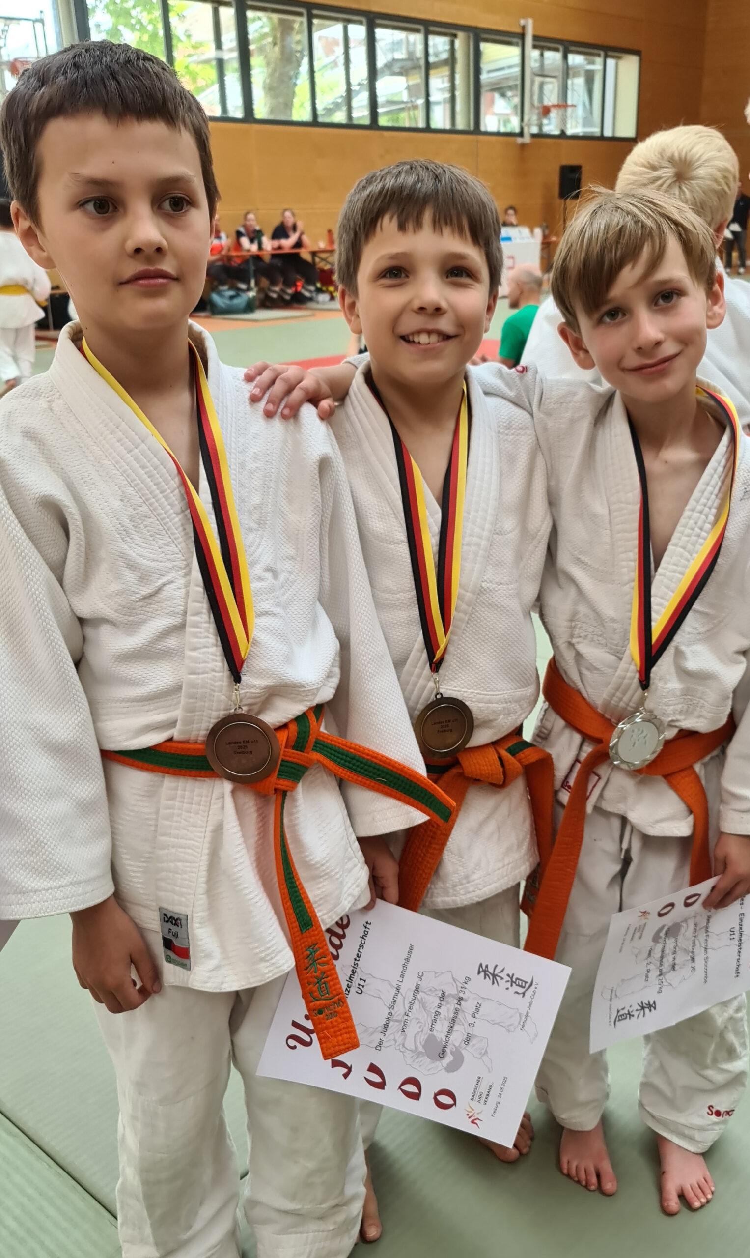 Silber und Bronze bei den Judo Landesmeisterschaften