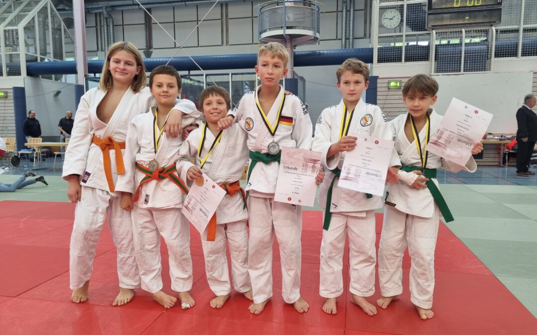 Diego Gaudry, Nuka Eichler und Tobias Rees werden Judo Landesmeister